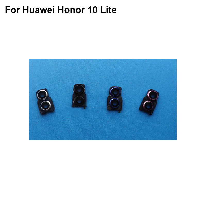 Стеклянный объектив для задней камеры Huawei Honor 10 Lite + Крышка круглые детали корпуса