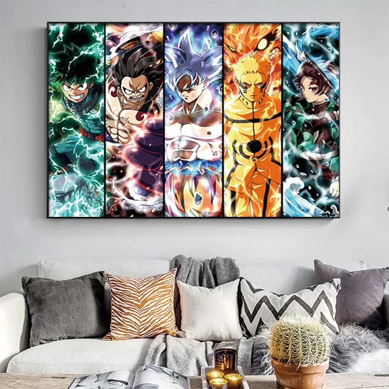 Japanese Anime Various Cartoon Characters High Quality Poster Canvas Painting Mural Bedroom Home Wall Art Decoration
Japanese Anime Various Cartoon Characters High Quality Poster Canvas Painting Mural Bedroom Home Wall Art Decoration