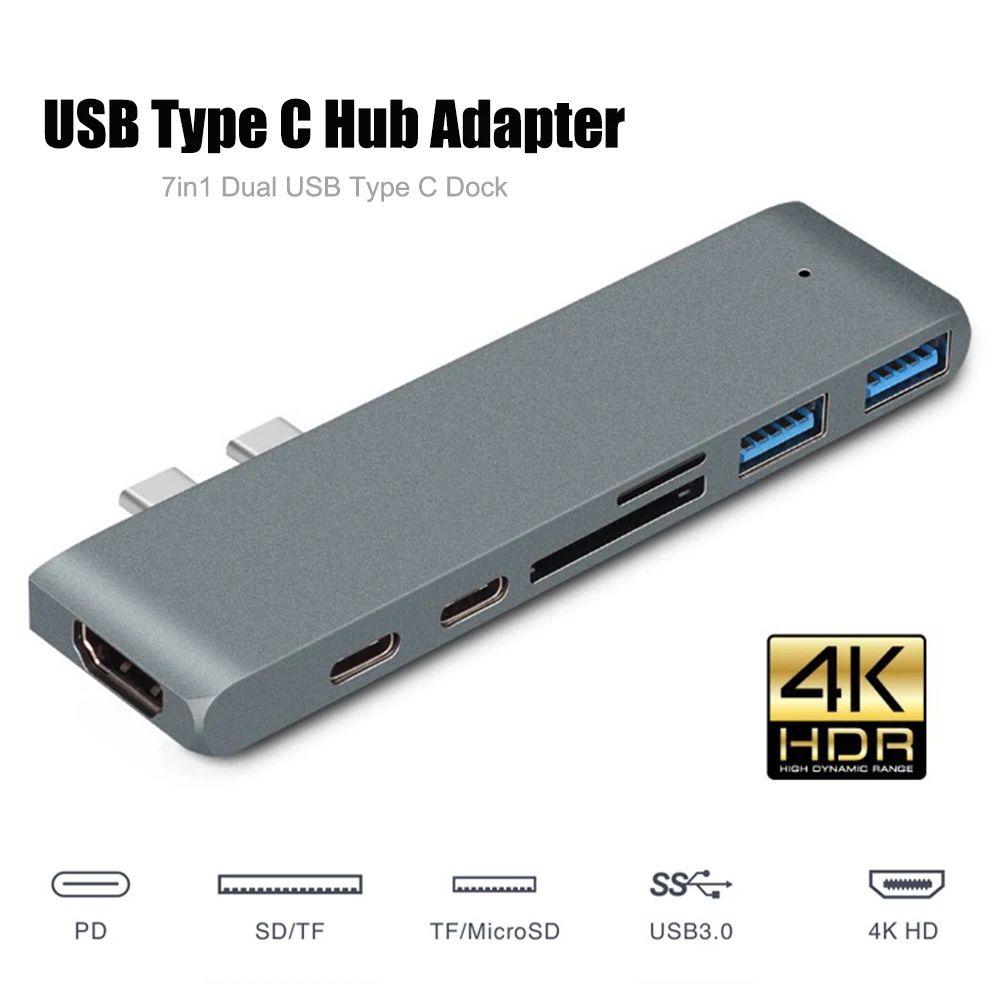 4K HD USB C концентратор USB 3. 0 Type-C к HDMI-совместимый адаптер с TF SD ридером слотом многопортовый 5 Гбит/с концентратор для MacBook Pro Air
4K HD USB C концентратор USB 3. 0 Type-C к HDMI-совместимый адаптер с TF SD ридером слотом многопортовый 5 Гбит/с концентратор для MacBook Pro Air