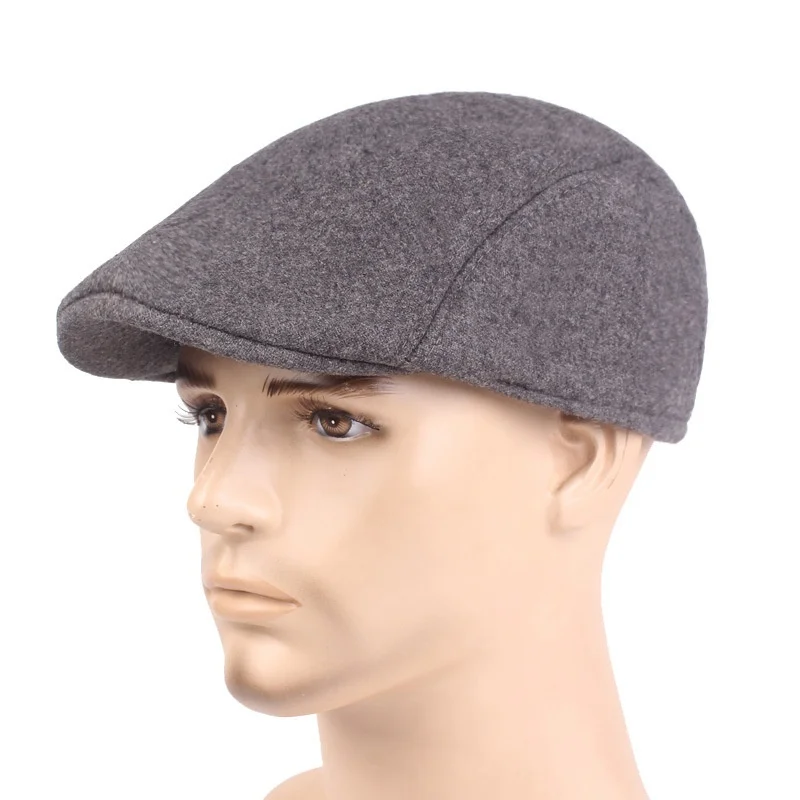 Men's Autumn Visor Berets Vintage Solid Cotton Flat Peaked Cap Middle-Aged Forward Hat Cap Winter Warm Thick Beanie Duckbill Hat
Men's Autumn Visor Berets Vintage Solid Cotton Flat Peaked Cap Middle-Aged Forward Hat Cap Winter Warm Thick Beanie Duckbill Hat