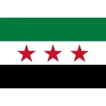 90*150cm The Syrian Arab Republic three star flag Banner Hanging Home Decoration | Flags