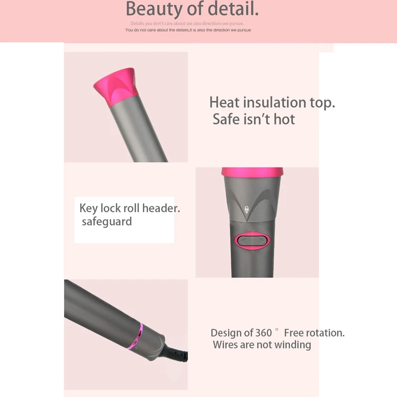 3 in 1 Hair Curler Automatic Curling Wand Hair Rollers Interchangeable Ceramic Tourmaline Barrels Curling Iron 
3 in 1 Hair Curler Automatic Curling Wand Hair Rollers Interchangeable Ceramic Tourmaline Barrels Curling Iron