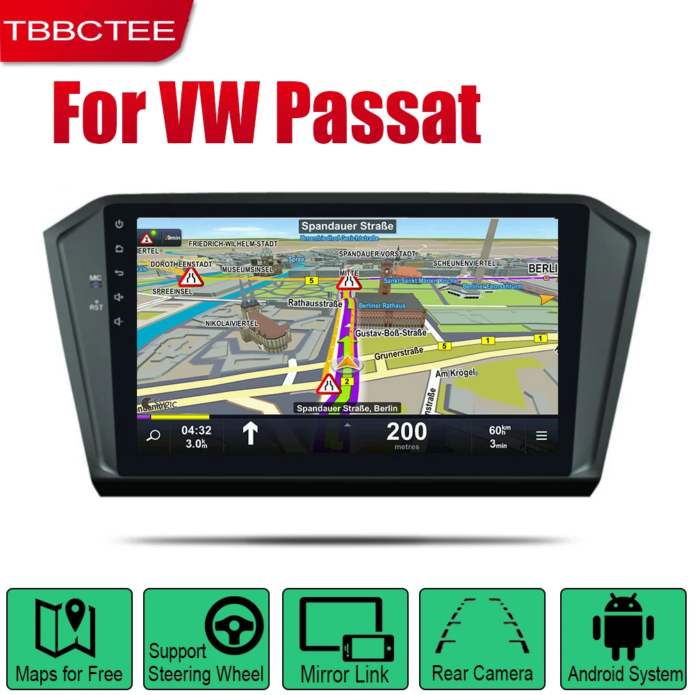 TBBCTEE Android 2 Din Auto Radio For Volkswagen VW Passat 2017~2019 Car Multimedia Player GPS Navigation System Radio Stereo
TBBCTEE Android 2 Din Auto Radio For Volkswagen VW Passat 2017~2019 Car Multimedia Player GPS Navigation System Radio Stereo