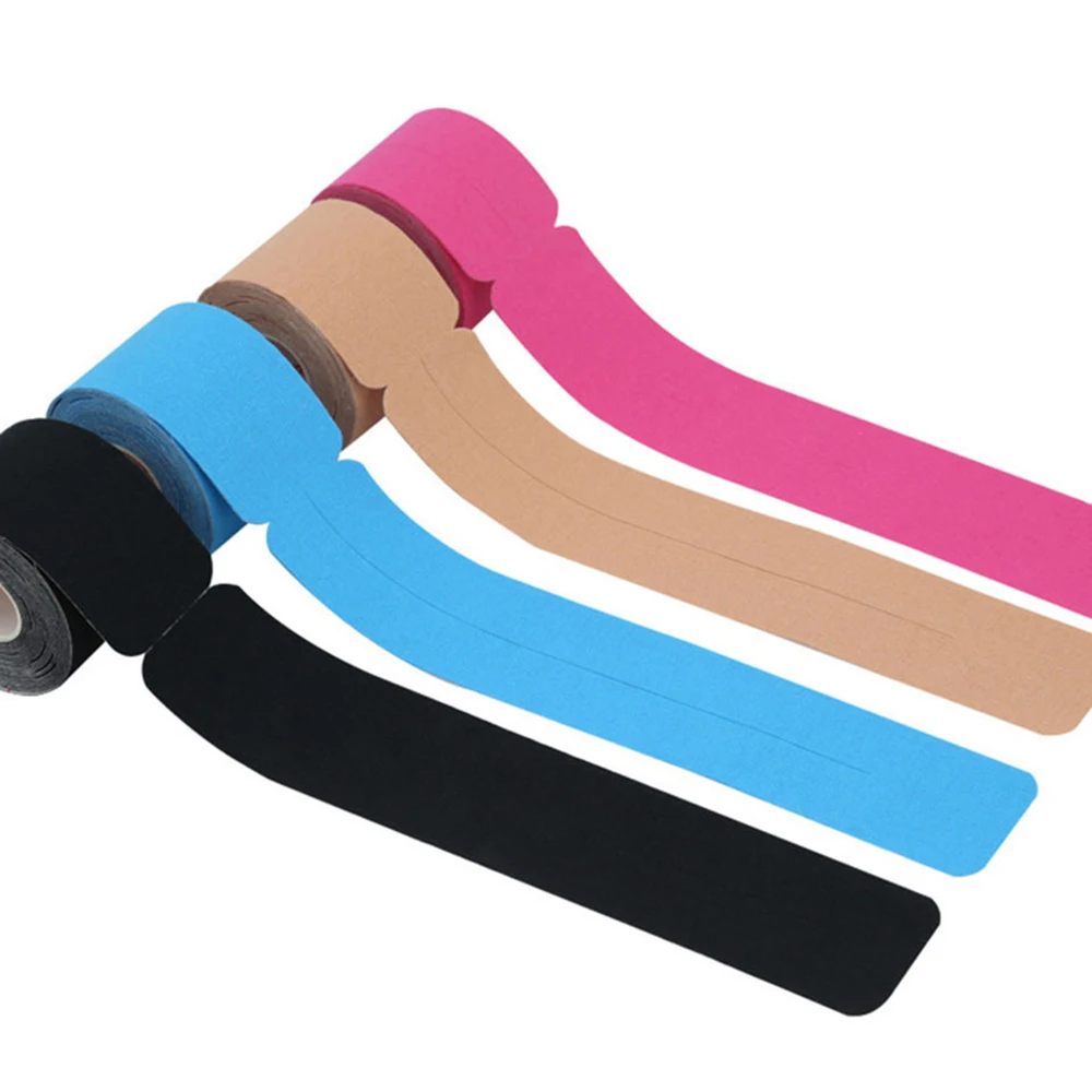 5cm*5m Pre Cut Kinesiology Tape Athletic Recovery Elastic Tape Muscle Pain Relief Kneepads Fitness Sports Protector
5cm*5m Pre Cut Kinesiology Tape Athletic Recovery Elastic Tape Muscle Pain Relief Kneepads Fitness Sports Protector