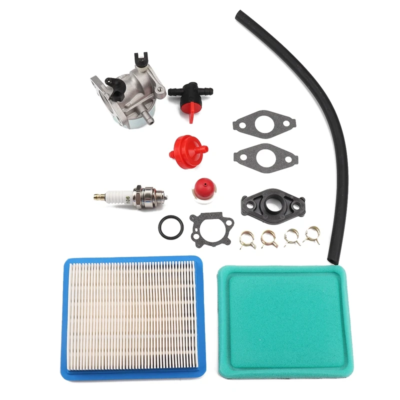 799866 Carburetor + Tune Up Kit Air Filter Fuel Valve for Briggs and Stratton 790845 799871 796707 794304 491588S 491435S 
799866 Carburetor + Tune Up Kit Air Filter Fuel Valve for Briggs and Stratton 790845 799871 796707 794304 491588S 491435S