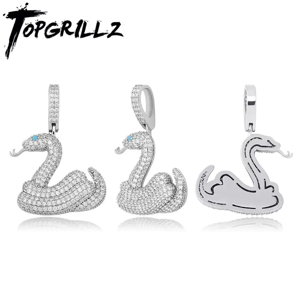 TOPGRILLZ Hip Hop Snake Pendant Necklace Micro Pave AAA+ Cubic Zirconia Pendant Hip Hop Fashion Jewelry Gift For Men Women
TOPGRILLZ Hip Hop Snake Pendant Necklace Micro Pave AAA+ Cubic Zirconia Pendant Hip Hop Fashion Jewelry Gift For Men Women
