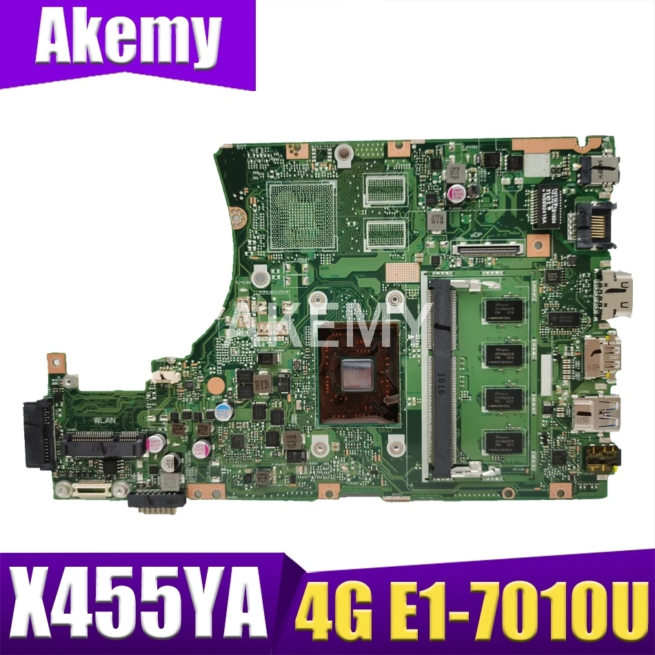 New X455YA 4GB RAM/E1-7010U Motherboard For ASUS X455YI X455YA Laotop Mainboard Motherboard
New X455YA 4GB RAM/E1-7010U Motherboard For ASUS X455YI X455YA Laotop Mainboard Motherboard