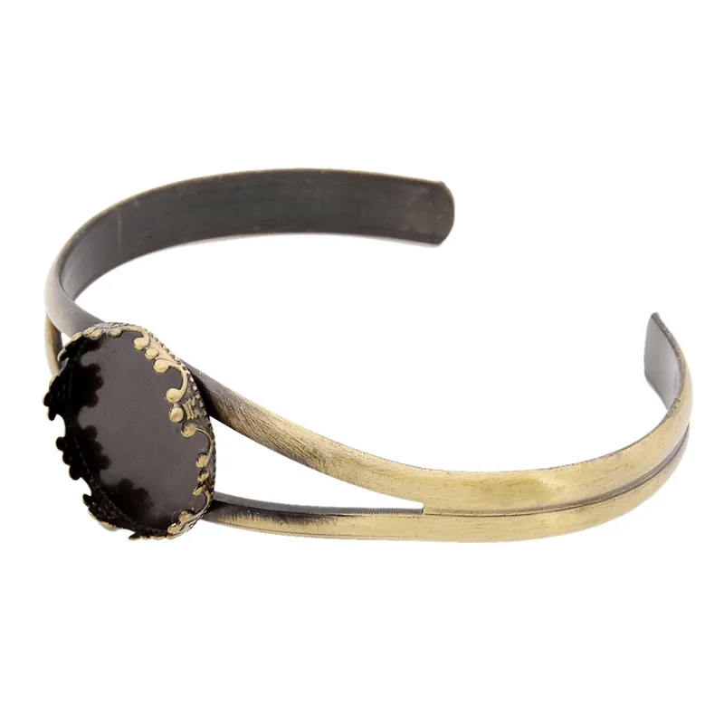 Antique Bronze Bracelet Setting Opening Blank Bangle Tray Bezel Setting Base Fit 20/25mm Glass Cabochon DIY Bracelet
Antique Bronze Bracelet Setting Opening Blank Bangle Tray Bezel Setting Base Fit 20/25mm Glass Cabochon DIY Bracelet