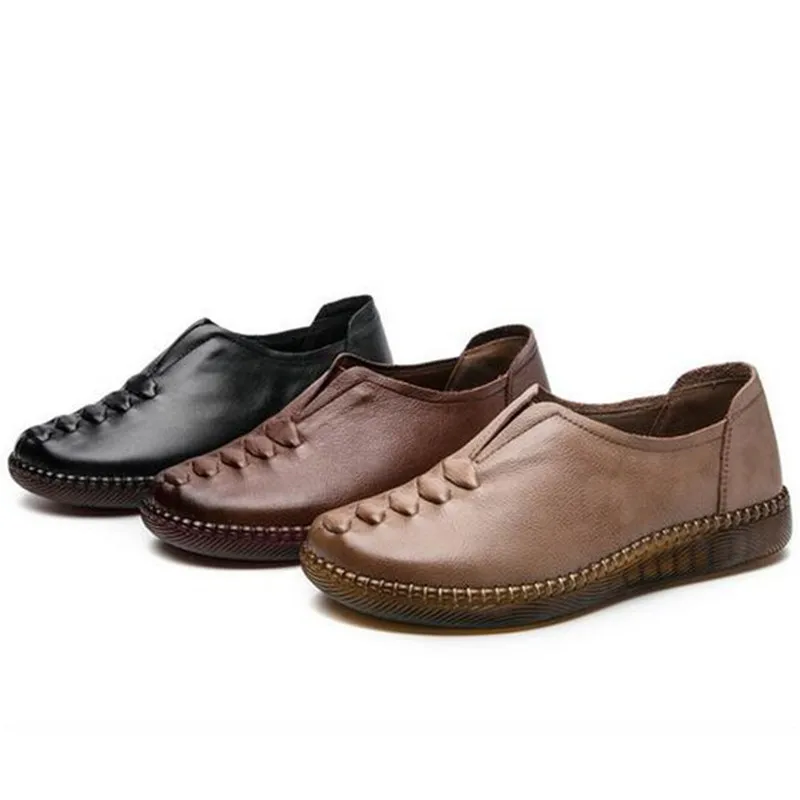 Top Soft Genuine Leather Flat Shoes Soft Sole Comfortable Shoes Women Leather Shoes 2021 Hand-stitched Shoes Women Casual Shoes
Top Soft Genuine Leather Flat Shoes Soft Sole Comfortable Shoes Women Leather Shoes 2021 Hand-stitched Shoes Women Casual Shoes