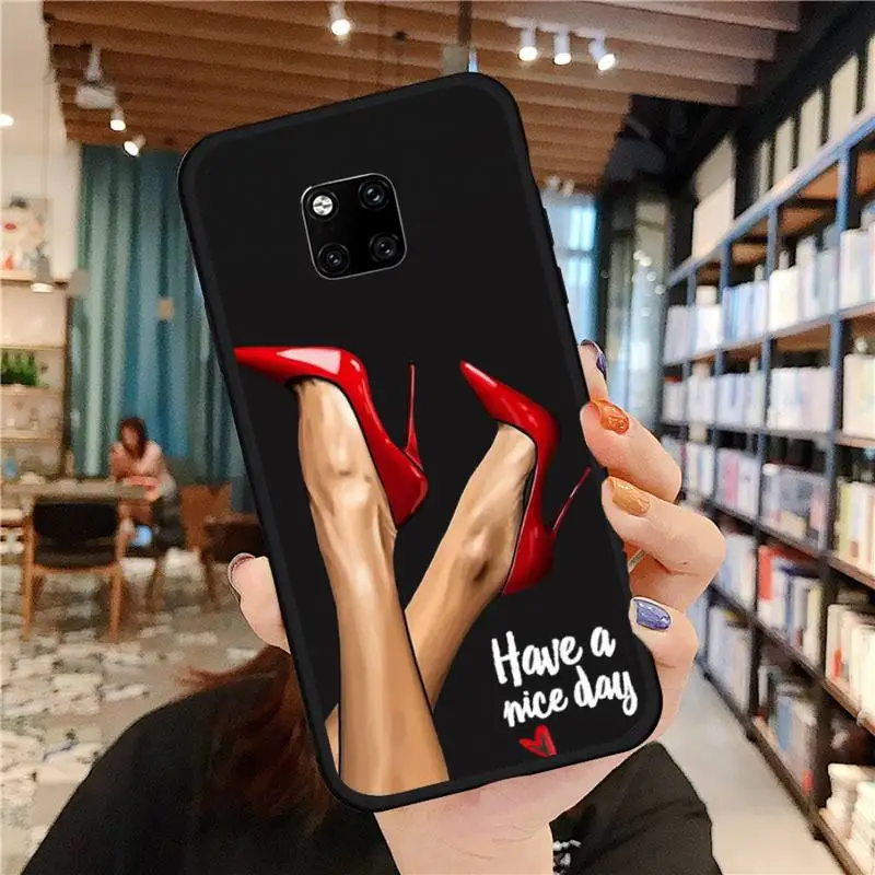 Fashion High heels Girl Flower Phone Case For Huawei Mate 9 10 20 Pro lite 20x nova 3e P10 plus P20 Pro Honor10 lite COVER FUNDA 
Fashion High heels Girl Flower Phone Case For Huawei Mate 9 10 20 Pro lite 20x nova 3e P10 plus P20 Pro Honor10 lite COVER FUNDA