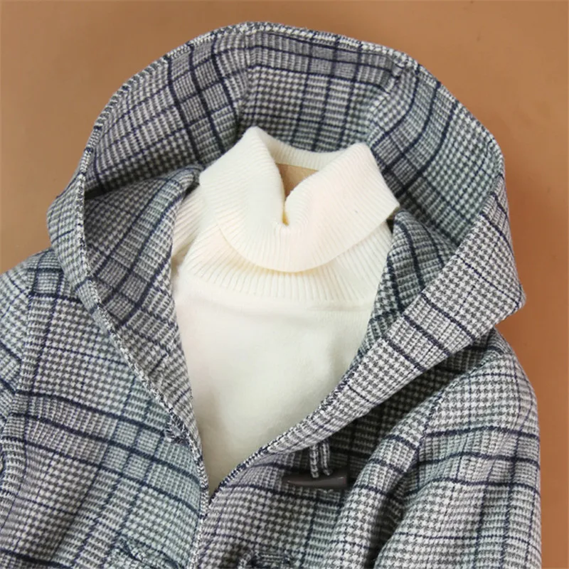 Handmade Double-sided Woolen Coat Short 2020 Autumn Hooded Loose Horn Button Woolen Coat Female Fashion Simple Casual B095
Handmade Double-sided Woolen Coat Short 2020 Autumn Hooded Loose Horn Button Woolen Coat Female Fashion Simple Casual B095