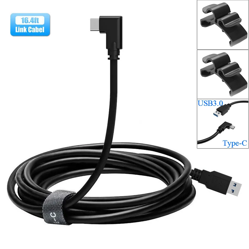 Очки виртуальной реальности, 5 м, USB 3.1 кабель для передачи данных типа C для Oculus Quest 2, для игр, гарнитуры, быстрая зарядка, аксессуары для очков
Очки виртуальной реальности, 5 м, USB 3.1 кабель для передачи данных типа C для Oculus Quest 2, для игр, гарнитуры, быстрая зарядка, аксессуары для очков