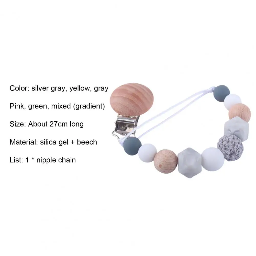 Newborn Baby Anti Fall Pacifier Clip Chain Easy to Use Stout Versatile Baby Chewing Toy Dummy Clip for Gift
Newborn Baby Anti Fall Pacifier Clip Chain Easy to Use Stout Versatile Baby Chewing Toy Dummy Clip for Gift