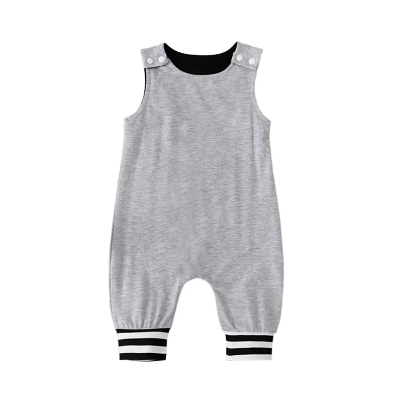 Summer Newborn Baby Boys Girls clothes striped round neck sleeveless Romper cotton kids Toddler lovely Jumpsuit one pieces 
Summer Newborn Baby Boys Girls clothes striped round neck sleeveless Romper cotton kids Toddler lovely Jumpsuit one pieces