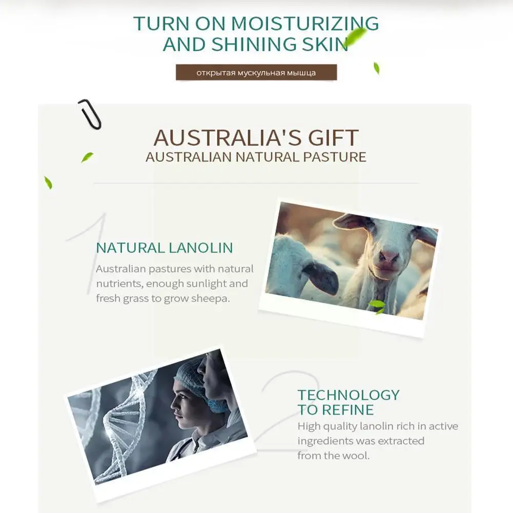 35g Australia Sheep Oil Lanolin Cream Whitening Anti-aging Nourish Wrinkle Glycerin Moisturizing Anti Face Beauty Creams Ca M9w8
35g Australia Sheep Oil Lanolin Cream Whitening Anti-aging Nourish Wrinkle Glycerin Moisturizing Anti Face Beauty Creams Ca M9w8
