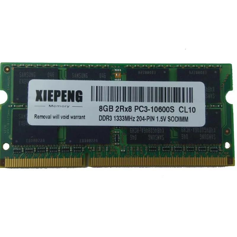 Оперативная память для ноутбука Acer TravelMate TMP653 TMP643 TMP633 TMP243 TM8572 8 ГБ 2Rx8 DDR3 1333 МГц 4 Гб