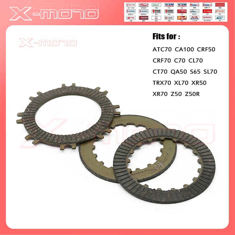Фрикционные пластины сцепления подходят для ATC70 CA100 CRF50 CRF70 C70 CL70 CT70 QA50 S65 SL70 TRX70 XL70 XR50 XR70 Z50 Z50R
Фрикционные пластины сцепления подходят для ATC70 CA100 CRF50 CRF70 C70 CL70 CT70 QA50 S65 SL70 TRX70 XL70 XR50 XR70 Z50 Z50R