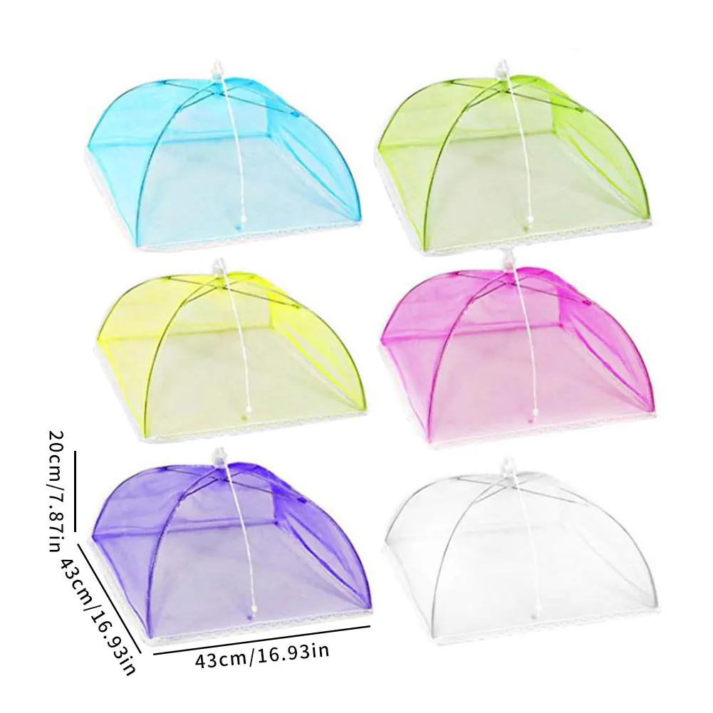 Kitchen Dish Cover Food Tent Cover Folding Foldable Table Pop-up Umbrella Mesh Screen Picnic Kitchen Food Umbrella Net 6PCS
Kitchen Dish Cover Food Tent Cover Folding Foldable Table Pop-up Umbrella Mesh Screen Picnic Kitchen Food Umbrella Net 6PCS