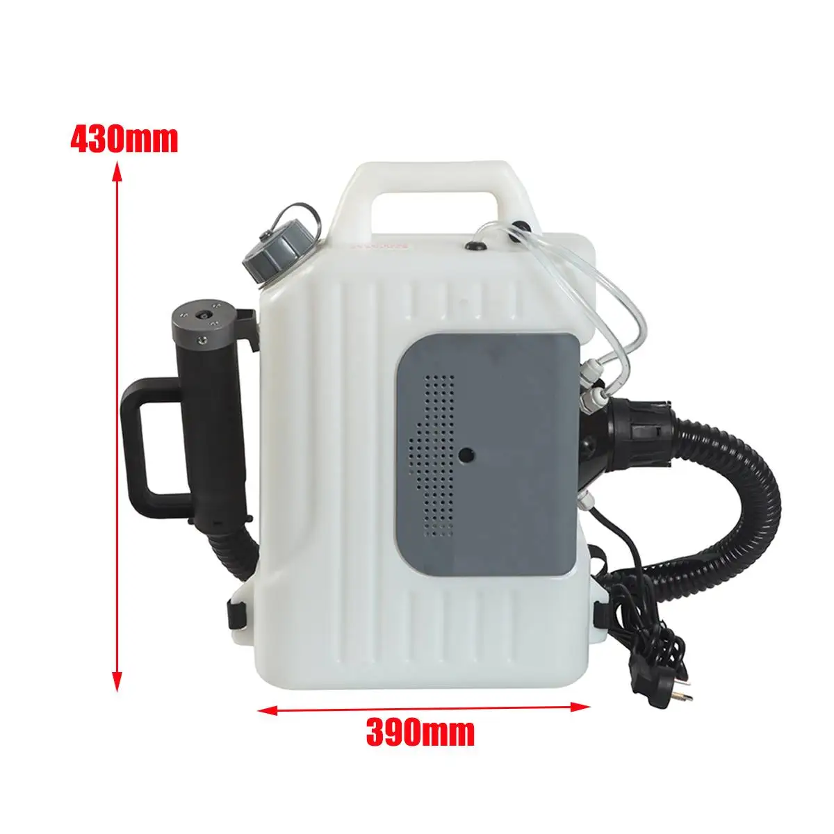 1400W Ultra Capacity Electric ULV Fogger Sprayer Mosquito Killer Disinfection Fight Drugs 6-10M Distance Spraying Tool 10L
1400W Ultra Capacity Electric ULV Fogger Sprayer Mosquito Killer Disinfection Fight Drugs 6-10M Distance Spraying Tool 10L