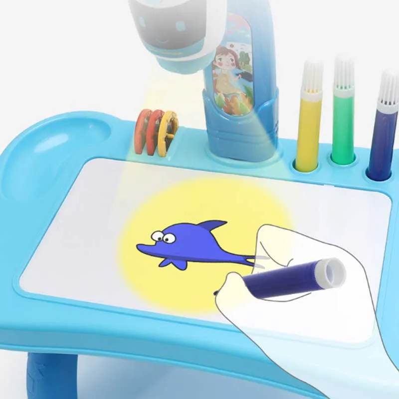 Cartoon Projection Painting Toys Children Drawing Table Early Educational Teaching Tools
Cartoon Projection Painting Toys Children Drawing Table Early Educational Teaching Tools