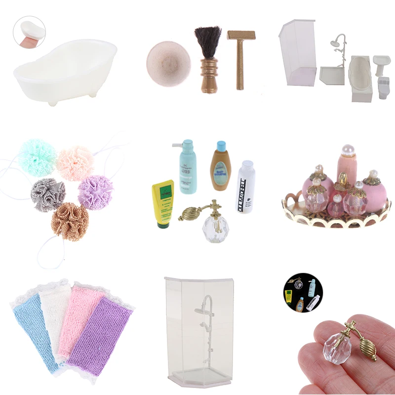 Dollhouse Miniature Furniture Simulation Bathroom Shower Room Doll House Bathtub Towel Bath Towel Razor Shower Head Decoration
Dollhouse Miniature Furniture Simulation Bathroom Shower Room Doll House Bathtub Towel Bath Towel Razor Shower Head Decoration