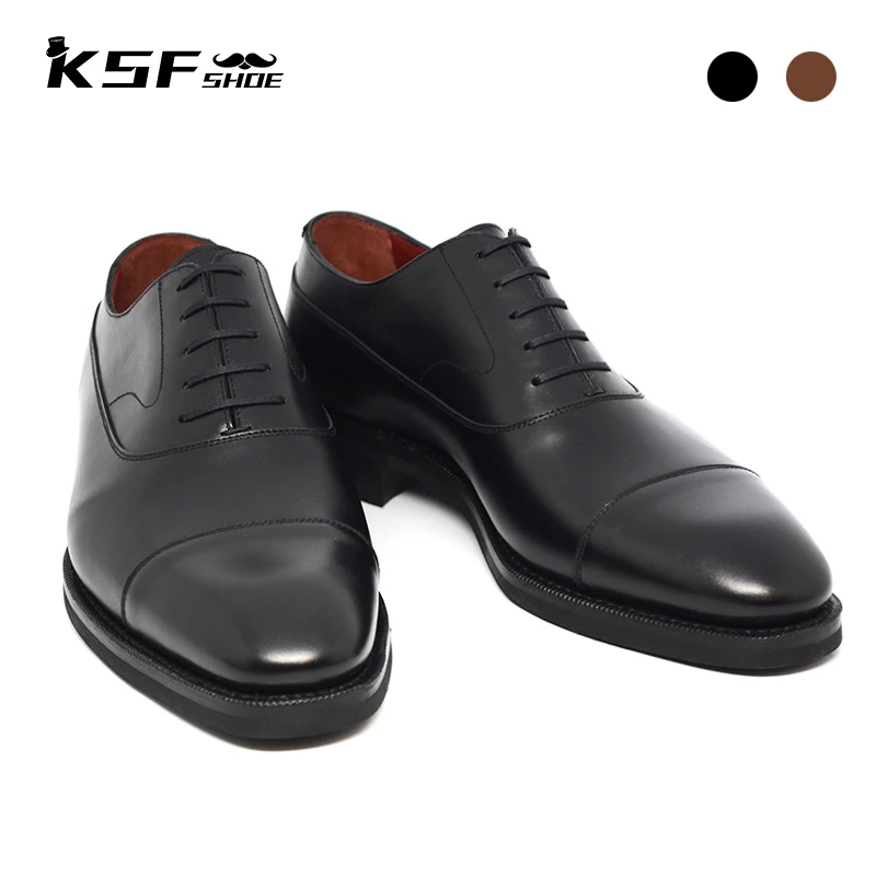KSF SHOE Oxford Dress Men Shoes Genuine Leather Handmade Fashion Luxury Designer Business Wedding Formal Best Man Shoes Original
KSF SHOE Oxford Dress Men Shoes Genuine Leather Handmade Fashion Luxury Designer Business Wedding Formal Best Man Shoes Original