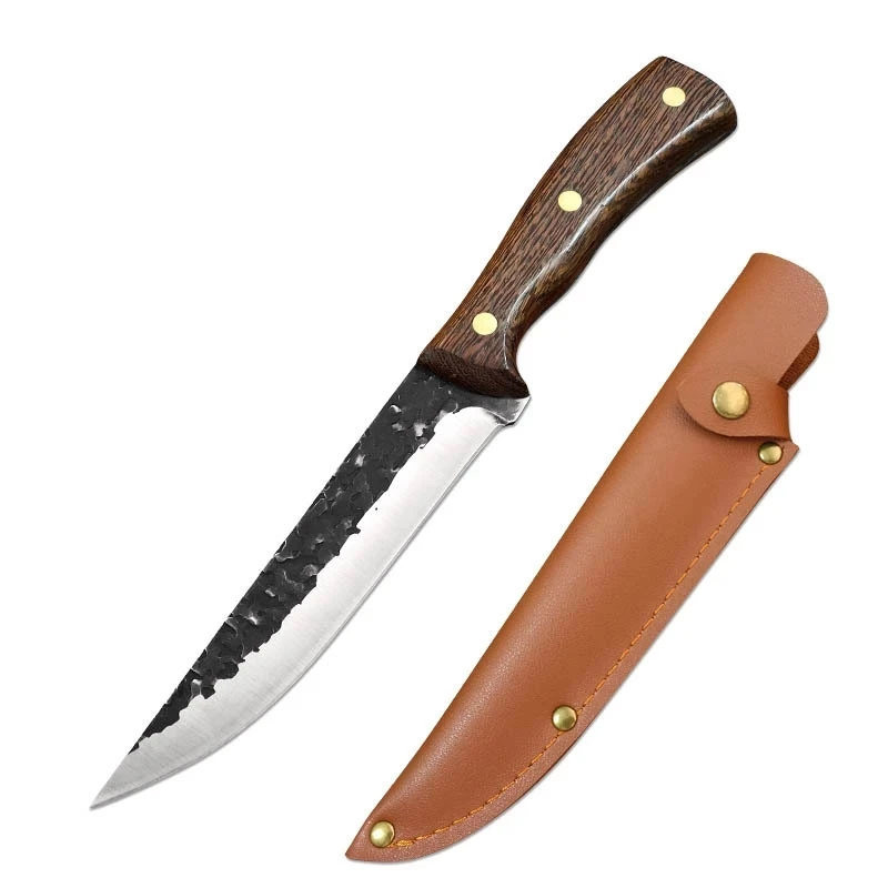 Hand Forged Sharp Boning Skinning Kitchen Knife Pig Meat Cutter Slaughtering Knife And Sheep Fish Cutting Stainless Steel Tools
Hand Forged Sharp Boning Skinning Kitchen Knife Pig Meat Cutter Slaughtering Knife And Sheep Fish Cutting Stainless Steel Tools