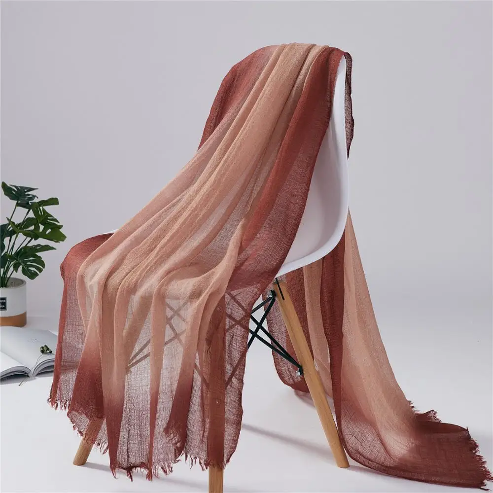 Gradient Color Wool And Acrylic Scarf Soft Feeling Lady Air Conditioning Towel Women Hijab Foulard Beautiful Beach Towel
Gradient Color Wool And Acrylic Scarf Soft Feeling Lady Air Conditioning Towel Women Hijab Foulard Beautiful Beach Towel