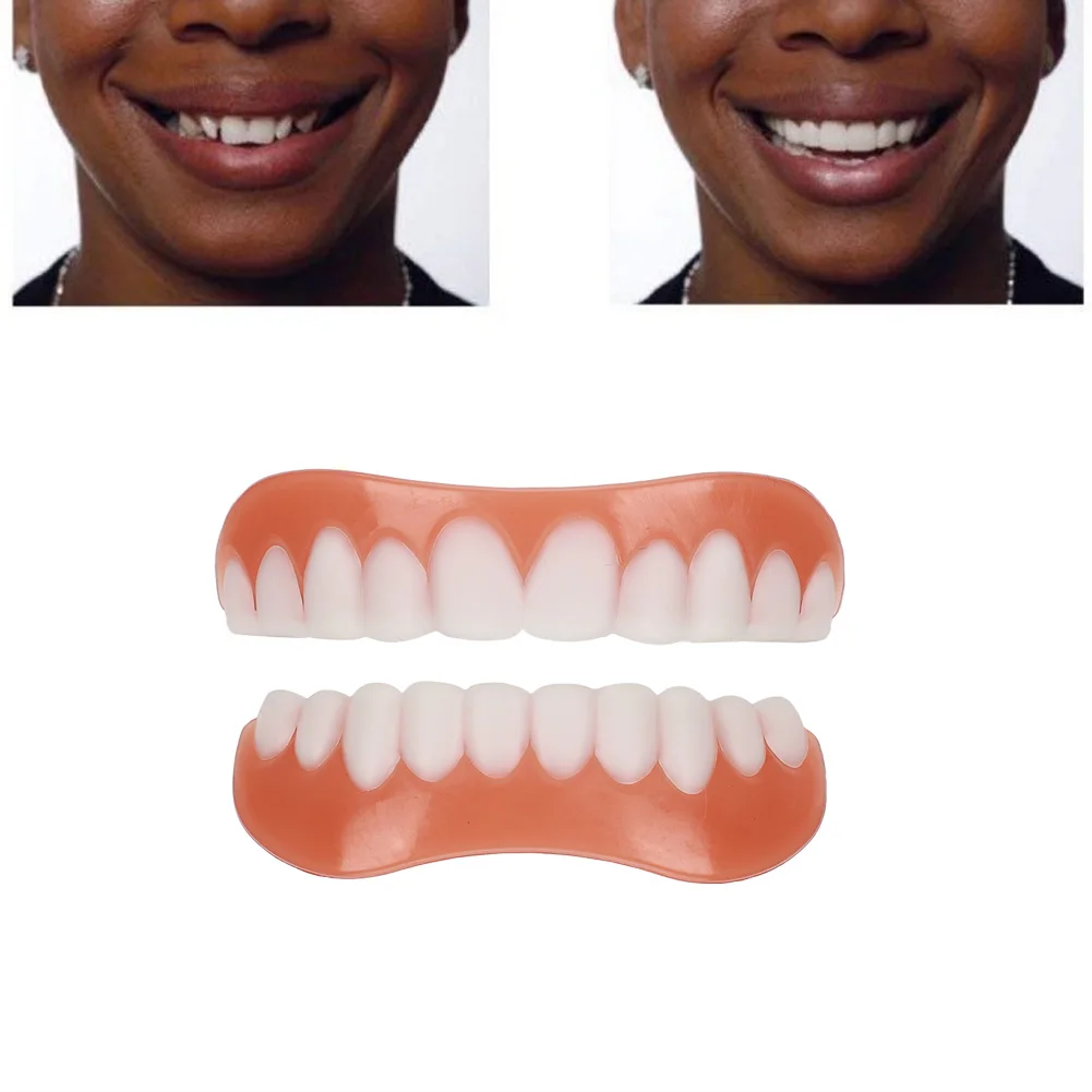 Silicone Imitation Braces For Upper Lower Teeth Whitening Stickers Professional Perfect Smile Veneers Cosmetic Dental Accessory
Silicone Imitation Braces For Upper Lower Teeth Whitening Stickers Professional Perfect Smile Veneers Cosmetic Dental Accessory