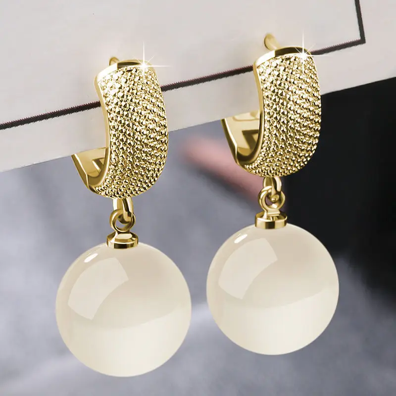 Real 10K Gold Jewelry Pearl Drop Earring Women Aros Mujer Oreja Bizuteria Pearl Gemstone Orecchini Silver 925 Jewelry Earrings
Real 10K Gold Jewelry Pearl Drop Earring Women Aros Mujer Oreja Bizuteria Pearl Gemstone Orecchini Silver 925 Jewelry Earrings