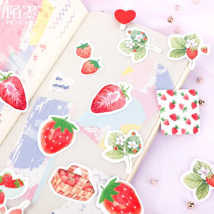 45pcs/pack Yummy Strawberry Decorative Stickers Scrapbooking Stick Label Diary Stationery Album Stickers Kids Gifts
45pcs/pack Yummy Strawberry Decorative Stickers Scrapbooking Stick Label Diary Stationery Album Stickers Kids Gifts