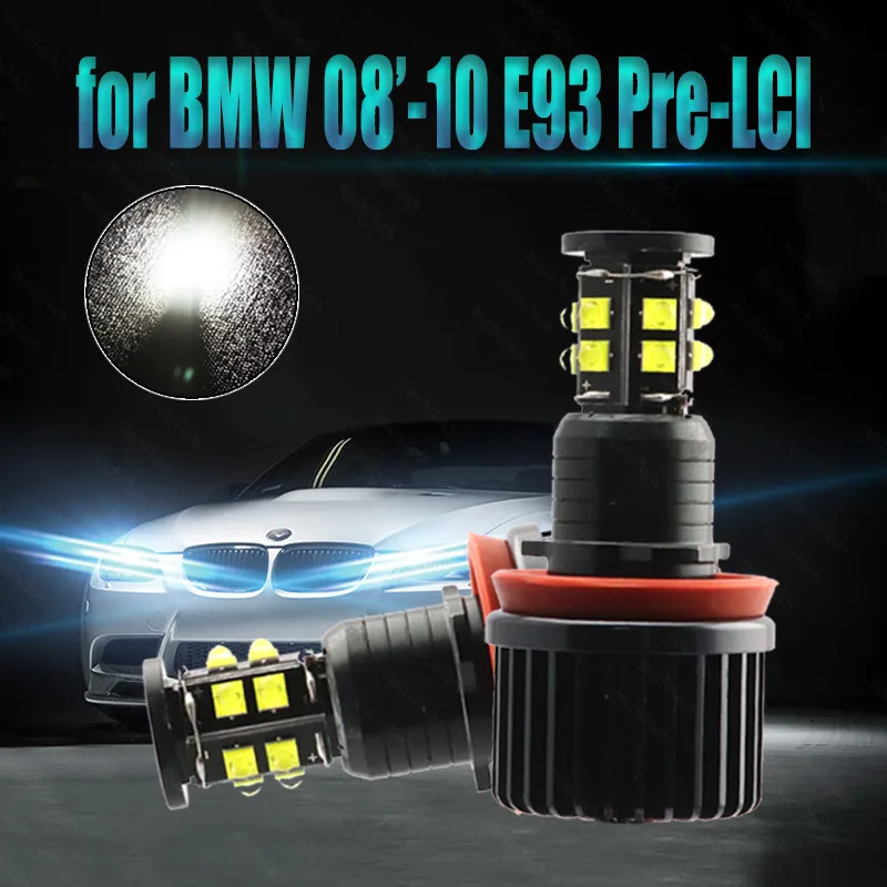 3-year Warranty 3200LM High Power 6000K IP65 for BMW 2008-2010 3 Series E93 Convertible (Pre-LCI) LED Angel Eyes 240W H8 / H11
3-year Warranty 3200LM High Power 6000K IP65 for BMW 2008-2010 3 Series E93 Convertible (Pre-LCI) LED Angel Eyes 240W H8 / H11