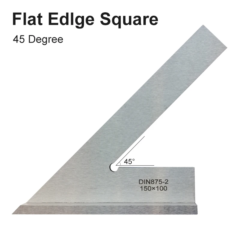DNI875-2 150*100mm 45 Degree Flat Side Measurement Multi-Angle Trial Square Base Set Square Ruler Knife Tool Team Mechanic
DNI875-2 150*100mm 45 Degree Flat Side Measurement Multi-Angle Trial Square Base Set Square Ruler Knife Tool Team Mechanic