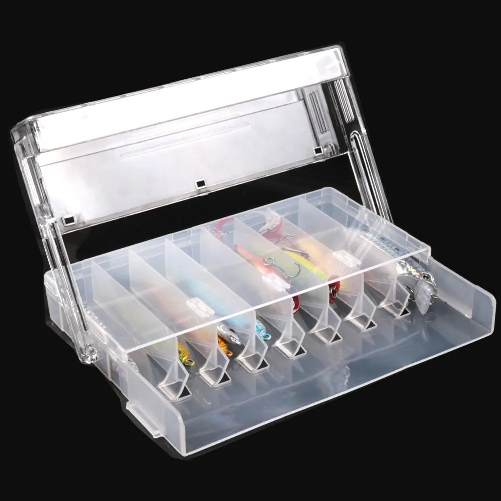Clear Plastic Lure Bait Box 8 Compartments High Strength Fishing Tackle Box Fishing Bait Box Accessories Convenient Storage
Clear Plastic Lure Bait Box 8 Compartments High Strength Fishing Tackle Box Fishing Bait Box Accessories Convenient Storage