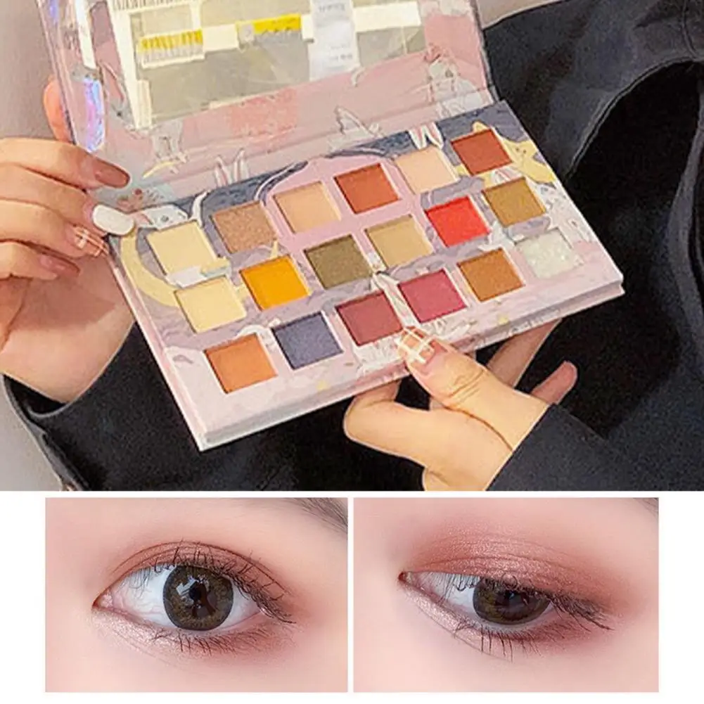 vongee 13g Eye Shadow Plate Lightweight Waterproof Long-lasting Coloring 18 Colors Makeup Glitter Eyeshadow Palette for Daily Us 
vongee 13g Eye Shadow Plate Lightweight Waterproof Long-lasting Coloring 18 Colors Makeup Glitter Eyeshadow Palette for Daily Us