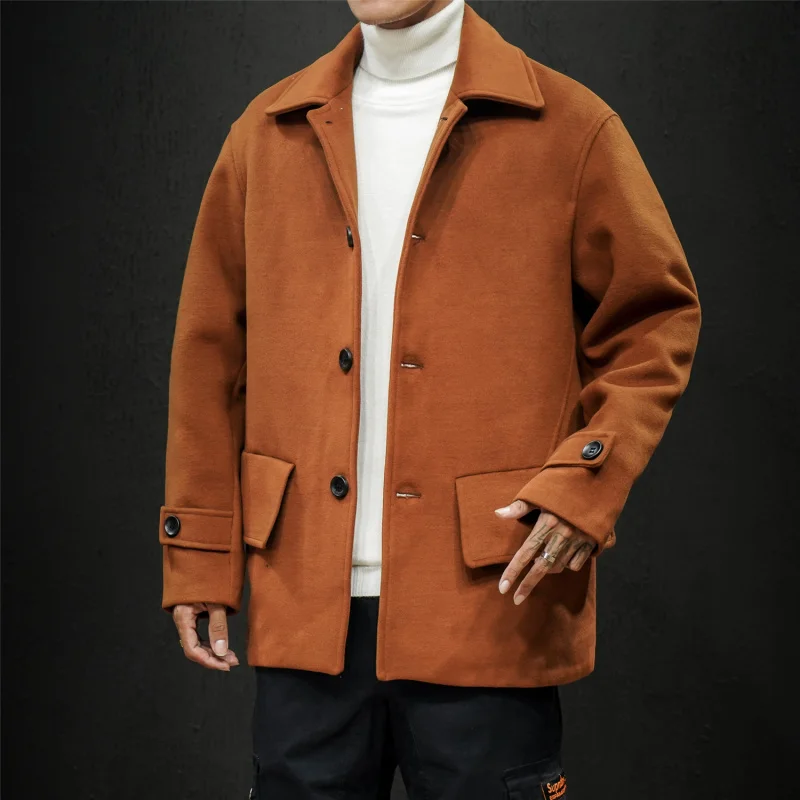 Winter Wool Jacket Men High-quality Wool Coat Casual Slim Collar Wool Coat Men's Trench Coat 4XL 5XL
Winter Wool Jacket Men High-quality Wool Coat Casual Slim Collar Wool Coat Men's Trench Coat 4XL 5XL