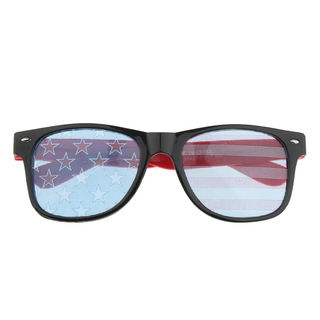 Funny American Flag Pattern Sunglasses Red Green Triangle Glasses Party Photo Props
Funny American Flag Pattern Sunglasses Red Green Triangle Glasses Party Photo Props