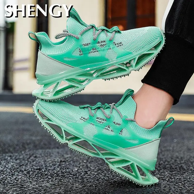 Men's Fashion Sports Shoes 2020 Trend Shock Absorption Jogging Casual Shoes Men Breathable Comfortable Sneakers Vulcanized Shoes
Men's Fashion Sports Shoes 2020 Trend Shock Absorption Jogging Casual Shoes Men Breathable Comfortable Sneakers Vulcanized Shoes