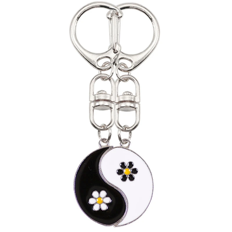 Retro Chinese Style Couple Keychain Creative Alloy Tai Chi Gossip Jewelry BFF Men And Women Best Friends Friendship Gift 2020
Retro Chinese Style Couple Keychain Creative Alloy Tai Chi Gossip Jewelry BFF Men And Women Best Friends Friendship Gift 2020