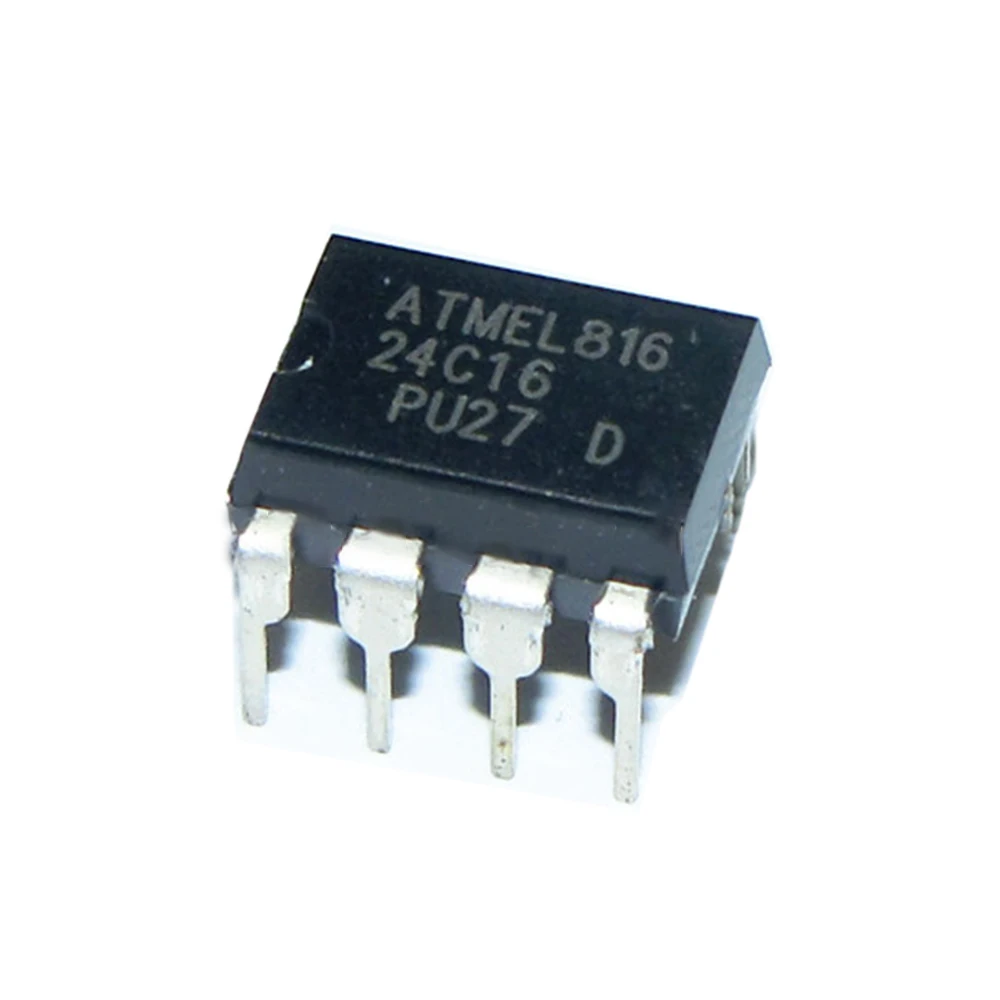 100 шт./лот Новый 24C16 AT24C16 DIP-8 24C16N AT24C16AN 2-проводной последовательный для EEPROM IC памяти 
100 шт./лот Новый 24C16 AT24C16 DIP-8 24C16N AT24C16AN 2-проводной последовательный для EEPROM IC памяти