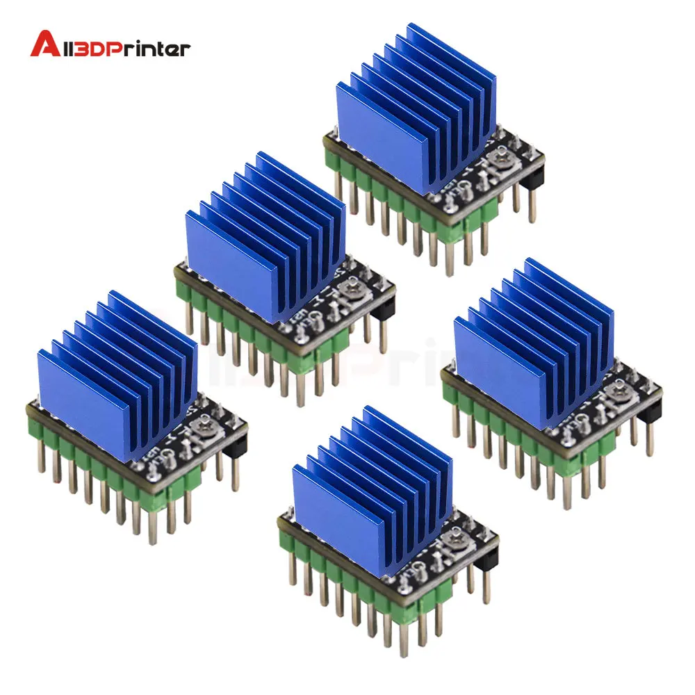 Драйвер шагового двигателя MKS TMC2209 V2.0, 5 шт., StepStick 2209, деталь 3D-принтера А, UART модуль бесшумный для SGen_L Gen_L Robin Nano
Драйвер шагового двигателя MKS TMC2209 V2.0, 5 шт., StepStick 2209, деталь 3D-принтера А, UART модуль бесшумный для SGen_L Gen_L Robin Nano