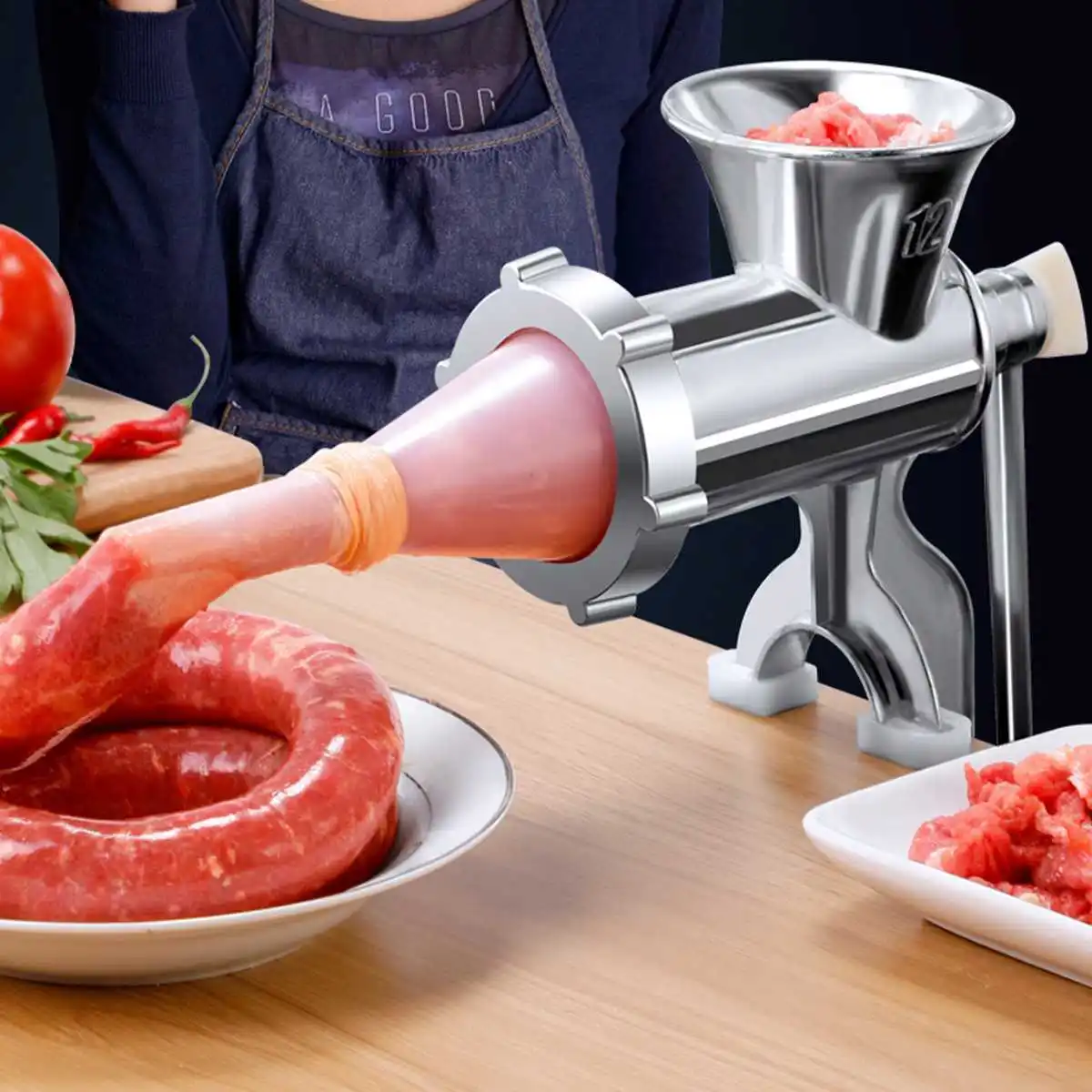 Ручной Электрический Миксер для мяса, блендер, измельчитель из нержавеющей стали, Электрический измельчитель, автоматическая машина для пр...
Ручной Электрический Миксер для мяса, блендер, измельчитель из нержавеющей стали, Электрический измельчитель, автоматическая машина для пр...