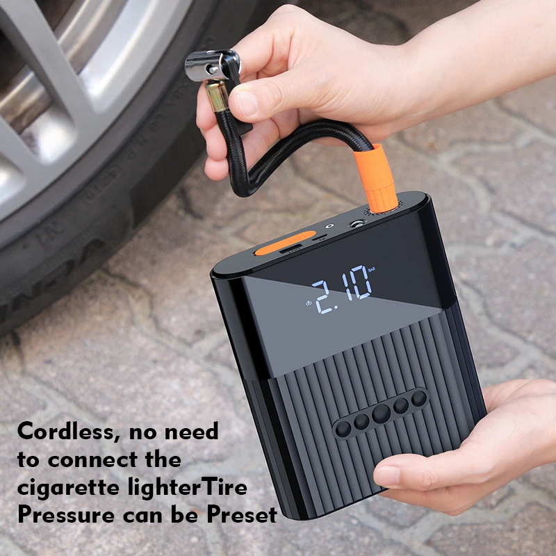Car Air Compressor Inflator Pump Tire Inflatable Wireless LED Lamp For Car Motorcycle Bicycle Electric Smart Car Jump Starter
Car Air Compressor Inflator Pump Tire Inflatable Wireless LED Lamp For Car Motorcycle Bicycle Electric Smart Car Jump Starter