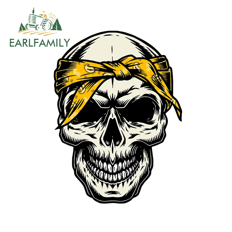 EARLFAMILY 13cm x 8.1cm for Yellow Turban Skull Creative Car Stickers Waterproof JDM Snowboard Accessories Vehicle VAN SUV Decal
EARLFAMILY 13cm x 8.1cm for Yellow Turban Skull Creative Car Stickers Waterproof JDM Snowboard Accessories Vehicle VAN SUV Decal