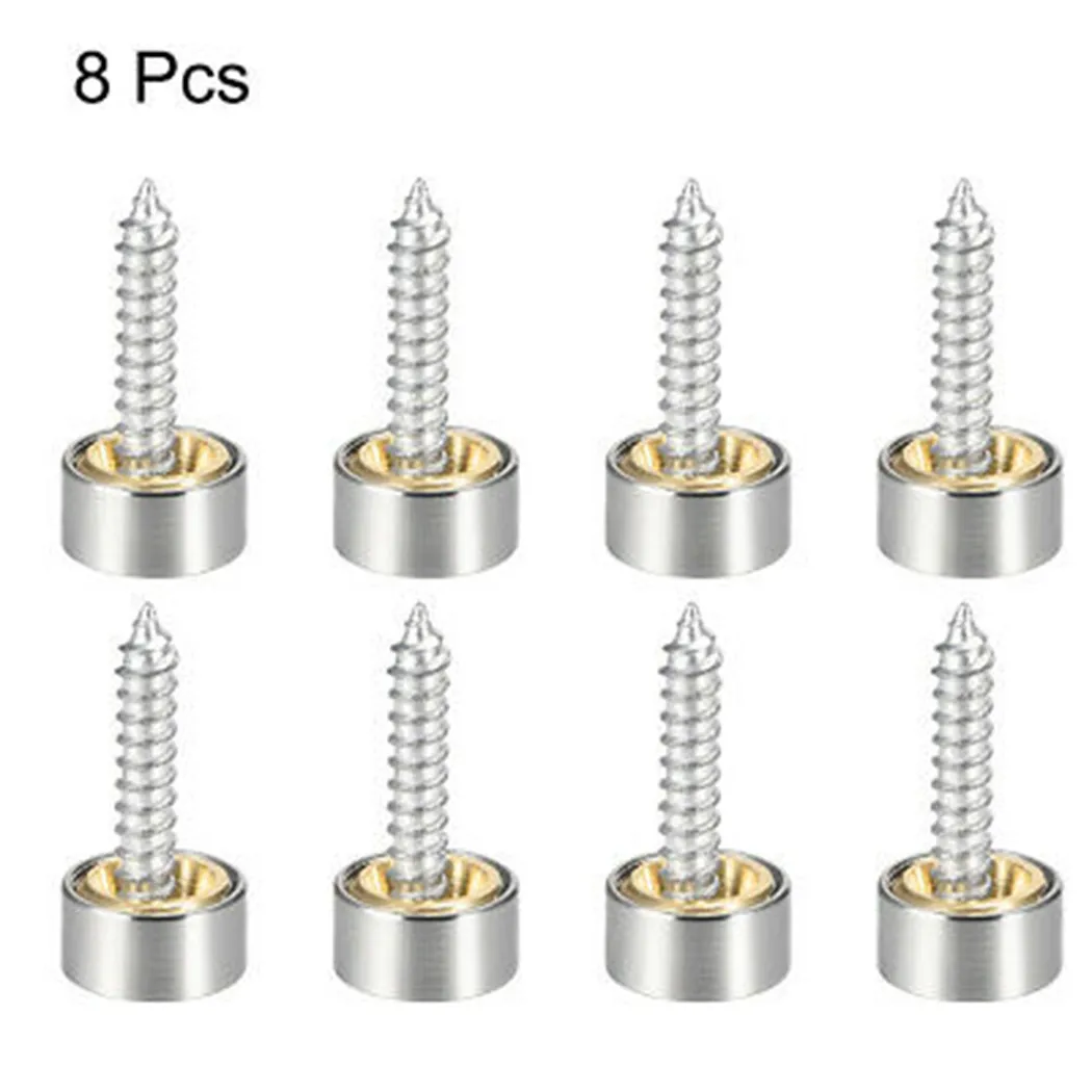 8pc Mirror Screws Glass Furniture Nails Table Mirror Wardrobes Screw Decorative Round Cover Nails Stainless Steel
8pc Mirror Screws Glass Furniture Nails Table Mirror Wardrobes Screw Decorative Round Cover Nails Stainless Steel