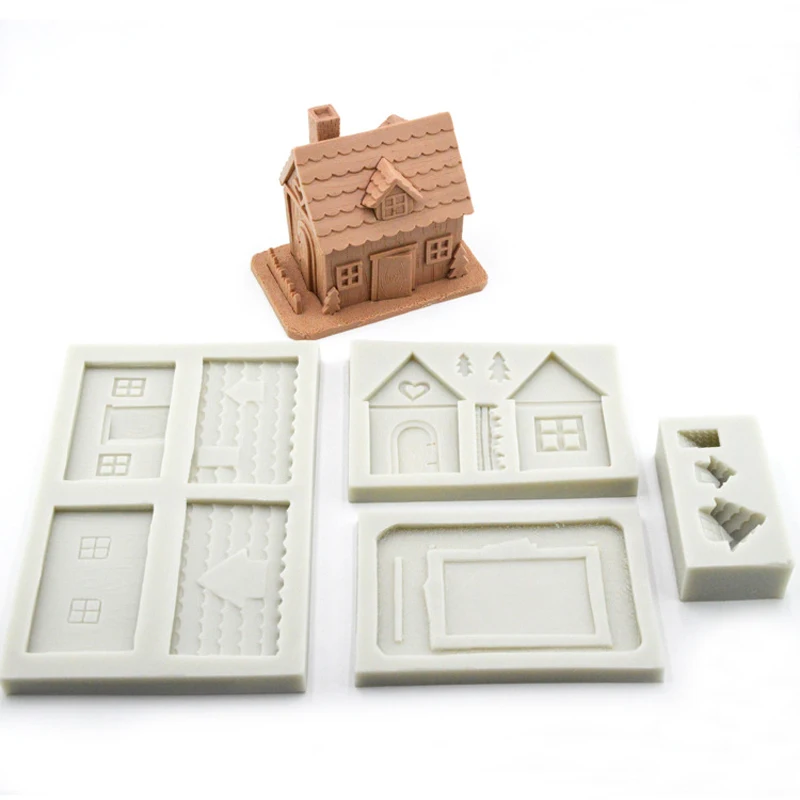 Christmas Cabin Fondant Cake Silicone Mold DIY Snow House Shape Sugar Craft Chocolate Dessert Pastry Border Decorating Mould
Christmas Cabin Fondant Cake Silicone Mold DIY Snow House Shape Sugar Craft Chocolate Dessert Pastry Border Decorating Mould