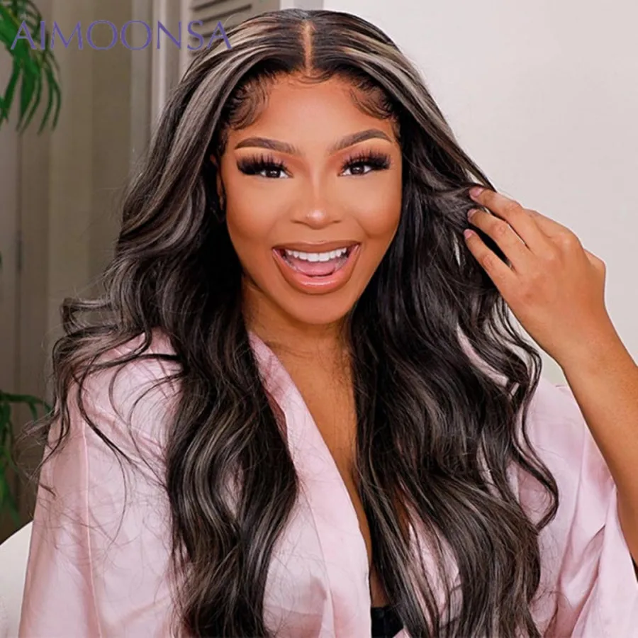 13x4 Blonde Gray Highlights Straight Wig Ombre Color Body Wave Lace Front Human Hair Wigs For Black Women Brazilian Remy 130%
13x4 Blonde Gray Highlights Straight Wig Ombre Color Body Wave Lace Front Human Hair Wigs For Black Women Brazilian Remy 130%