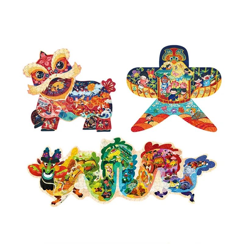Chinese Style Art Jigsaw Puzzle Folk Traditional Culture Puzzles Intellect Educational Learning for Children Toys Gift
Chinese Style Art Jigsaw Puzzle Folk Traditional Culture Puzzles Intellect Educational Learning for Children Toys Gift