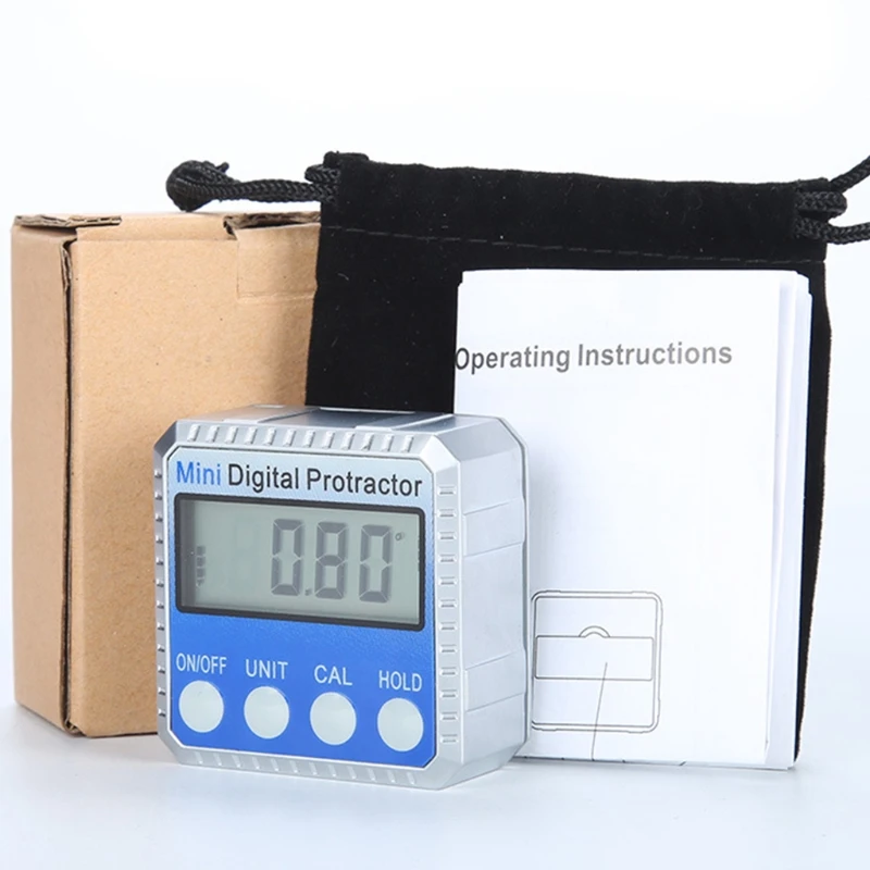 Universal Bevel Angle 360 Degree Mini Electronic Digital Protractor Inclinometer Tester Goniometer Measuring Tool
Universal Bevel Angle 360 Degree Mini Electronic Digital Protractor Inclinometer Tester Goniometer Measuring Tool