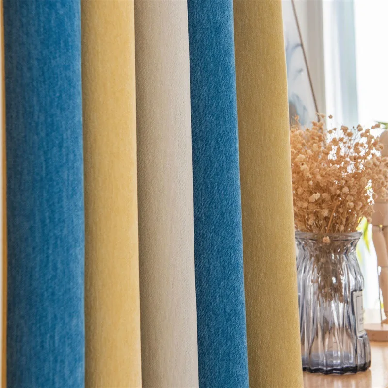 Nordic Light Luxury Chenille Curtain Cloth Shading Modern Simple Shading Bedroom Living Room Thickened Curtains
Nordic Light Luxury Chenille Curtain Cloth Shading Modern Simple Shading Bedroom Living Room Thickened Curtains
